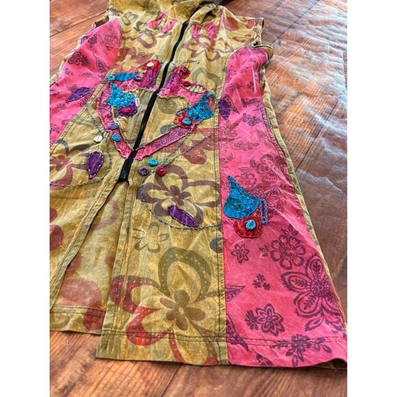Sz L - Boho Zip up vest - Picture 2 of 7